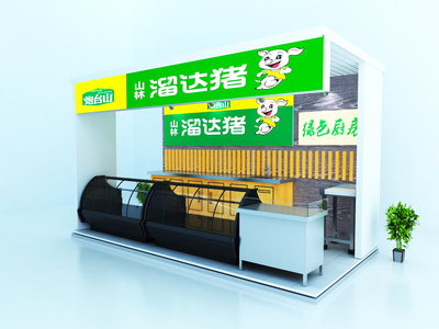溜达猪·展卖柜台 空间叙事与展示设计的柔性诠释